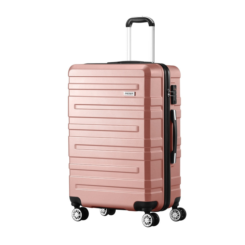 Mazam 28" Luggage Suitcase Trolley Set Travel TSA Lock Pink