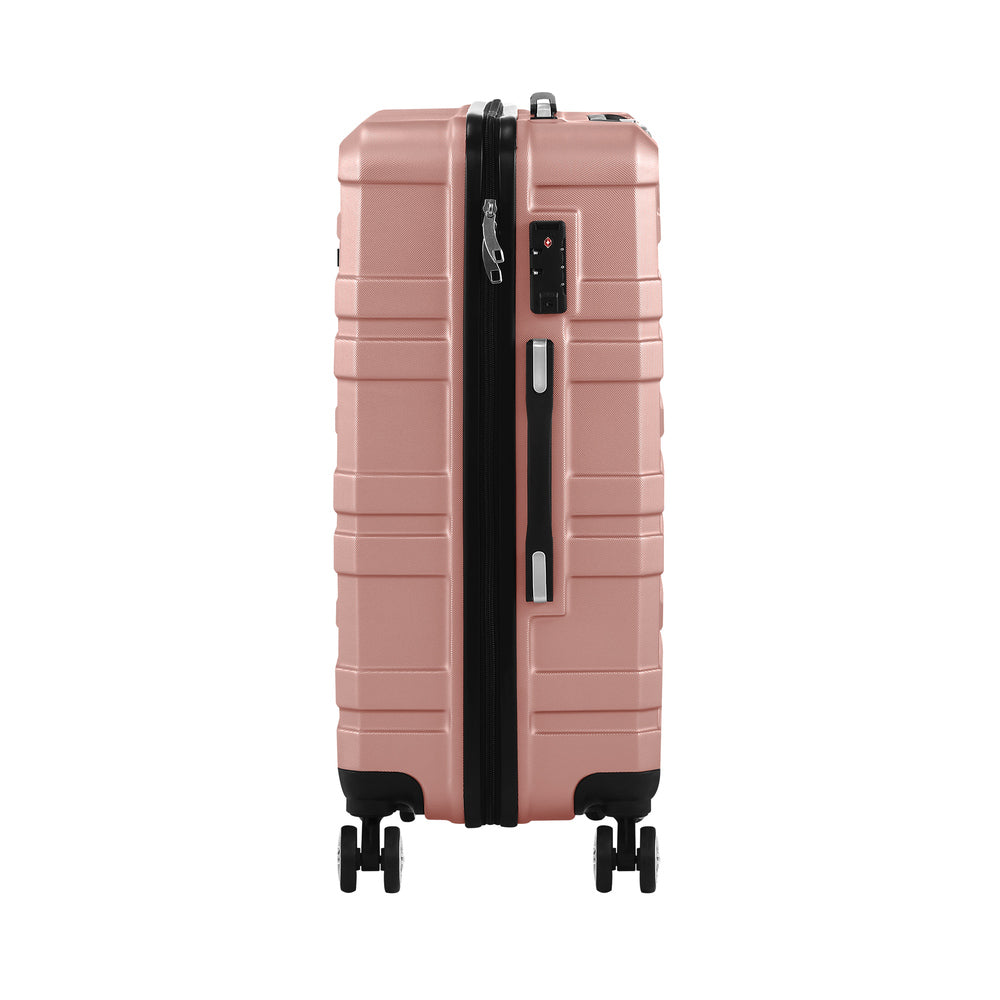 Mazam 28" Luggage Suitcase Trolley Set Travel TSA Lock Pink