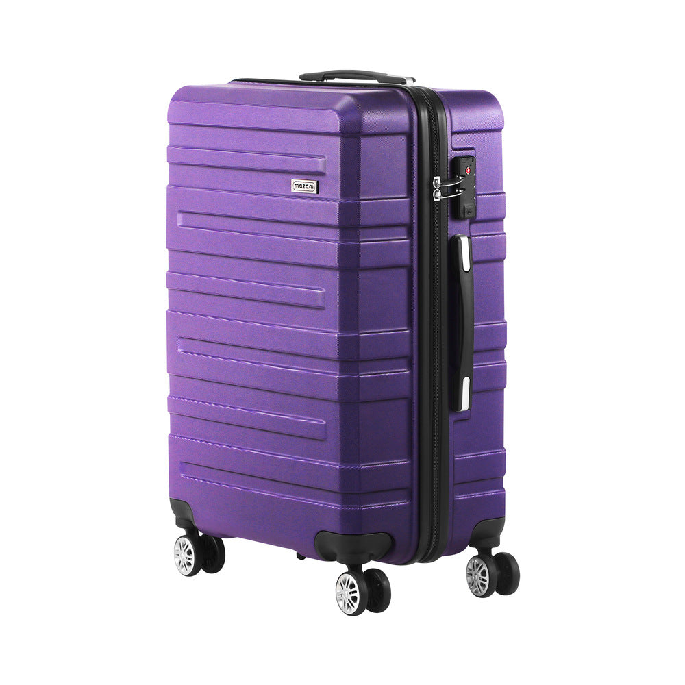 Mazam 28" Luggage Suitcase Trolley Set Travel TSA Lock Purple