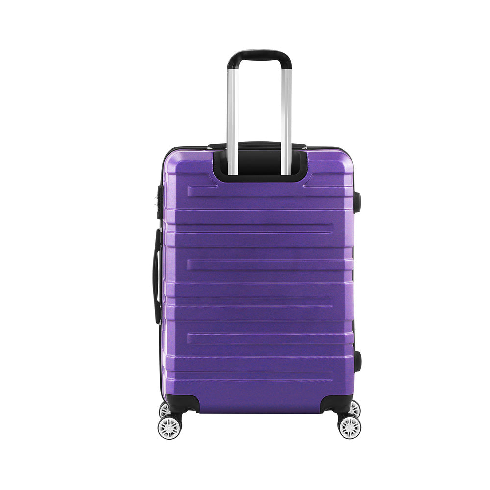 Mazam 28" Luggage Suitcase Trolley Set Travel TSA Lock Purple
