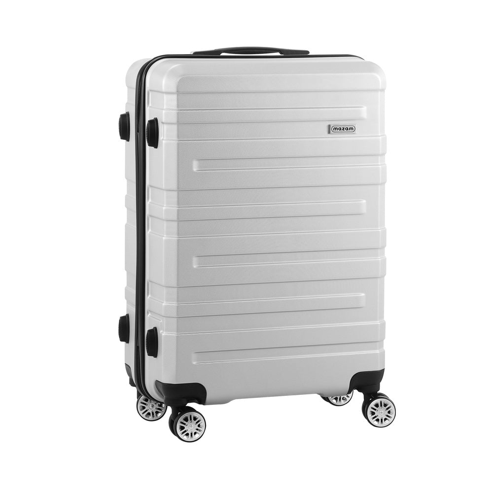 Mazam 28" Luggage Set TSA Lock Hard Case Silver