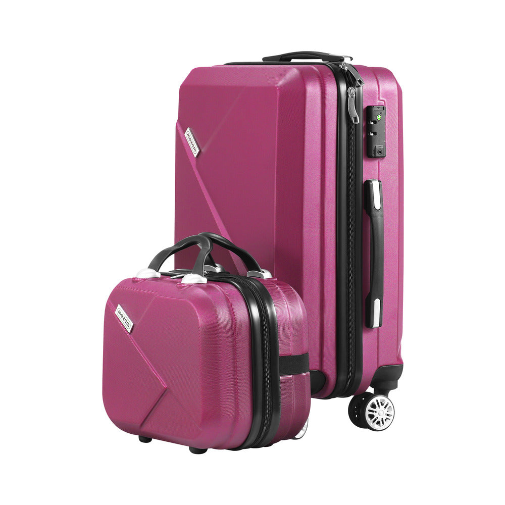 Mazam 28" Luggage Suitcase Trolley Set Travel TSA Lock Red