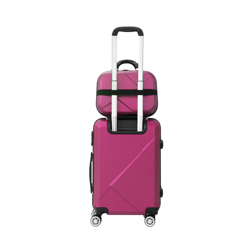 Mazam 28" Luggage Suitcase Trolley Set Travel TSA Lock Red