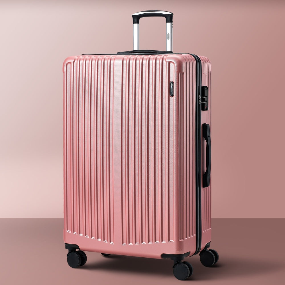 Mazam 28" Luggage Suitcase Trolley Set Travel TSA Lock ABS Case Pink