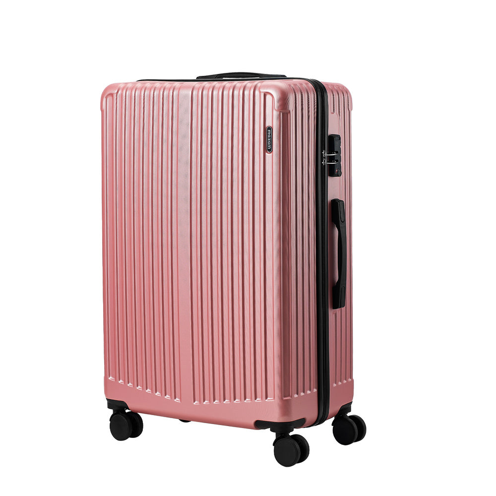 Mazam 28" Luggage Suitcase Trolley Set Travel TSA Lock ABS Case Pink