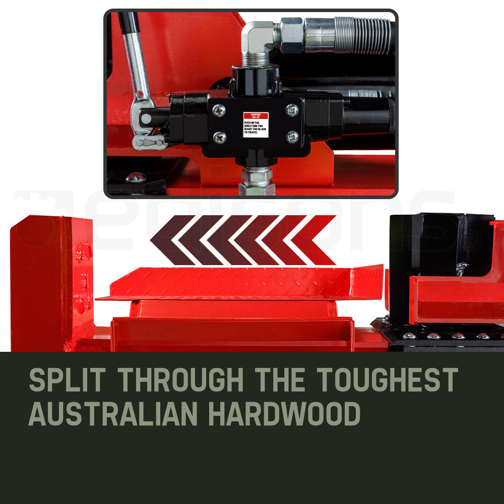 BAUMR-AG 65 Tonne Diesel Hydraulic Horizontal and Vertical Towed Wood Log Splitter with Detachable 4
