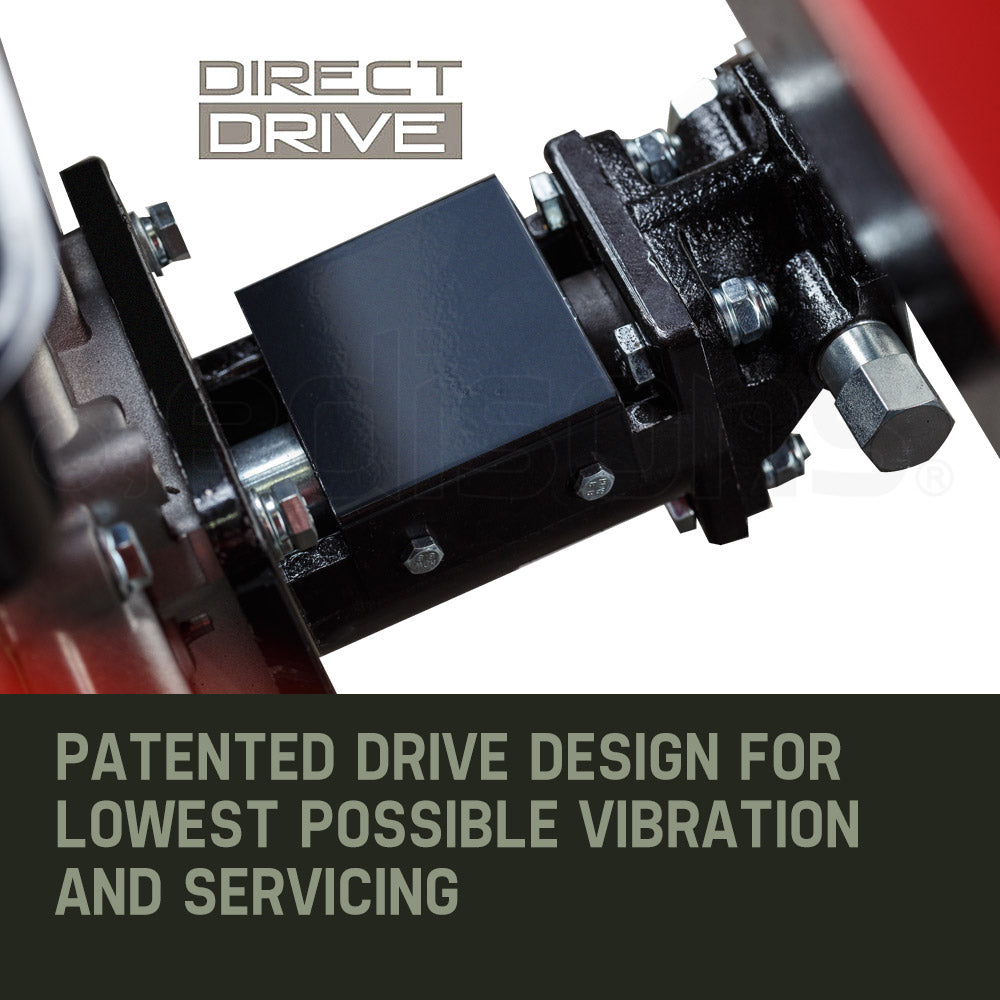 BAUMR-AG 65 Tonne Diesel Hydraulic Horizontal and Vertical Towed Wood Log Splitter with Detachable 4-Way Wedge - HDS800