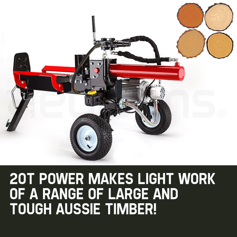 BAUMR-AG 20 Tonne Electric Hydraulic Towed Wood Log Splitter - HPS4500E