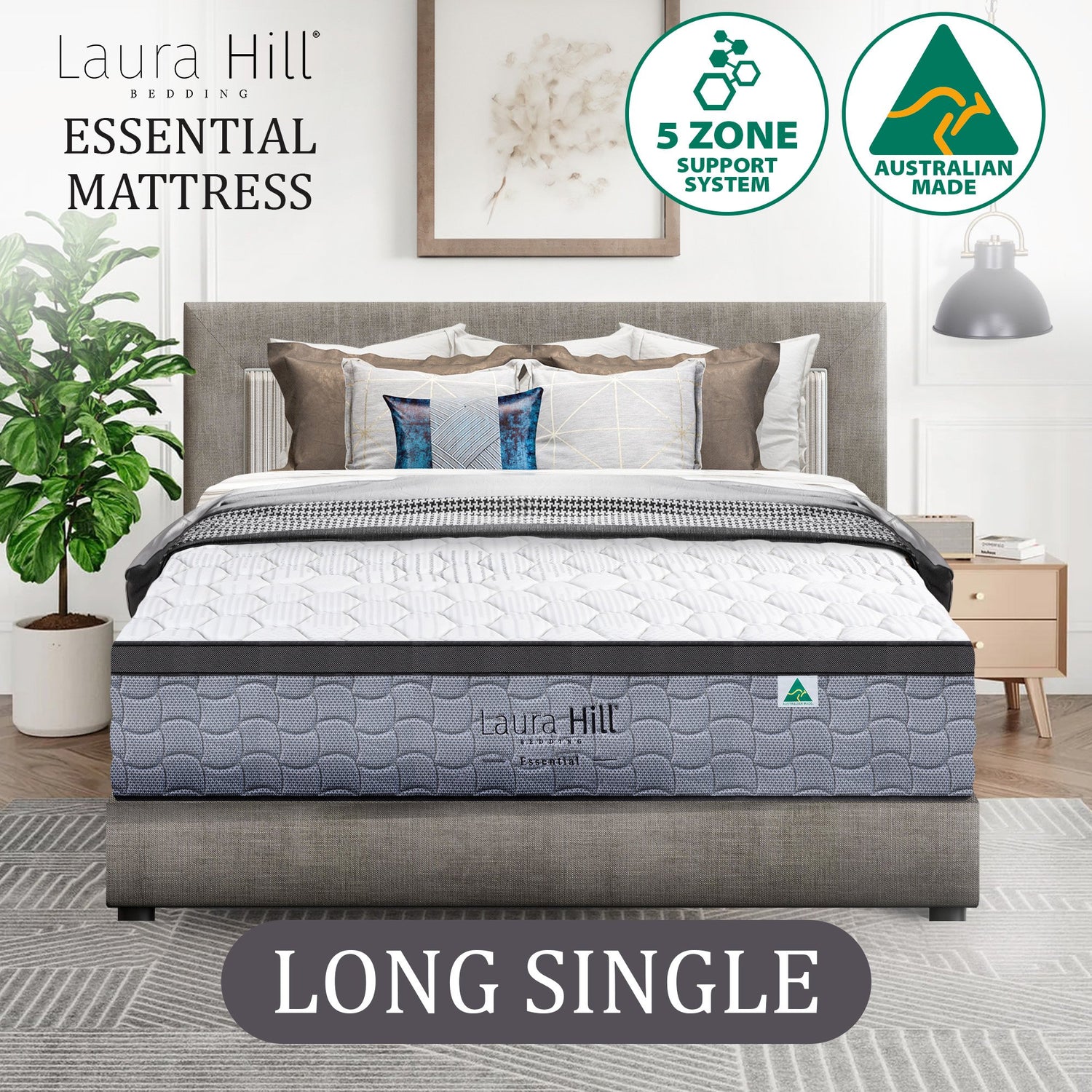Laura Hill Essential Australian Made Long Single Premium Mattress
