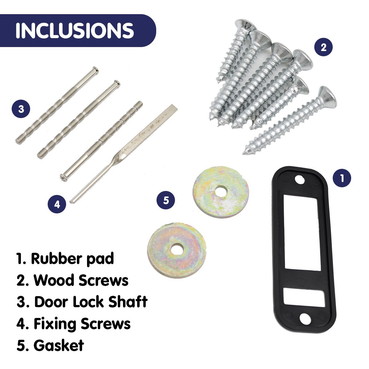 Push Button Digital Combination Security Door Lock Zinc Alloy