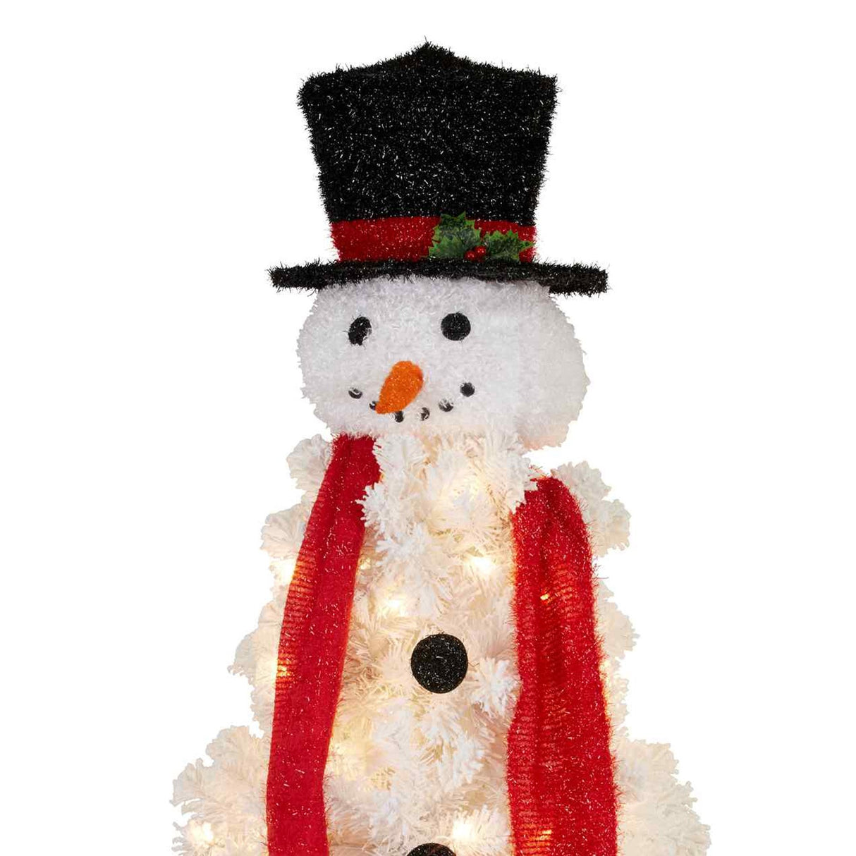 Christabelle 4ft 122cm Snowman Christmas Tree with Lights