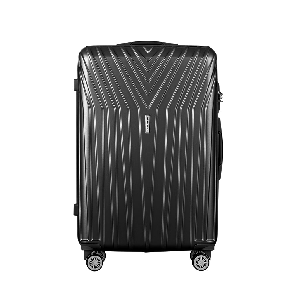 Wanderlite 3 Set Luggage 20-24-28 Inch Suitcase with TSA Lock Carry On Hard Shell Travel Luggage Org