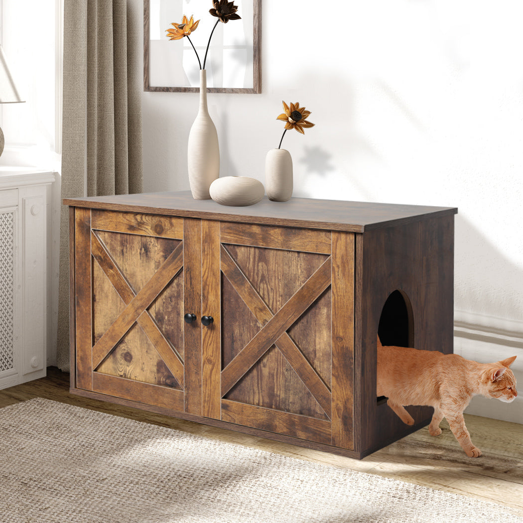 PaWz Enclosed Cat Litter Cabinet Box-2006732981905002502