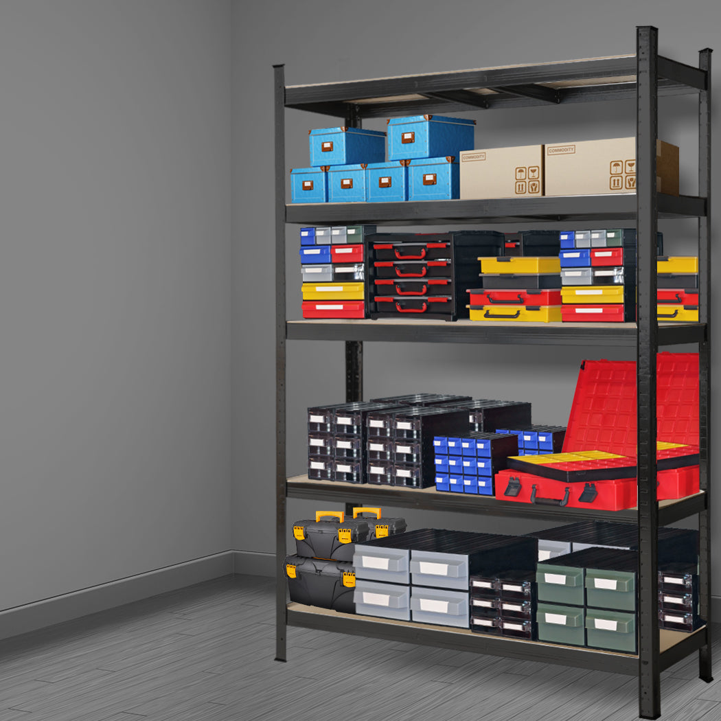 Traderight Warehouse Shelving Shelves Black-2006733187333623814