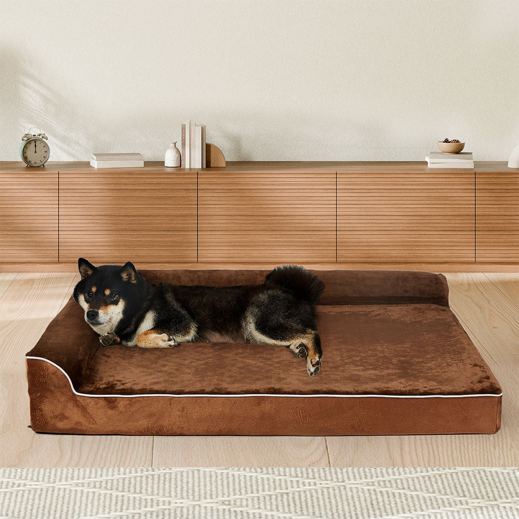 Pawz Orthopedic Dog Bed L Coffee-1954802425894408198