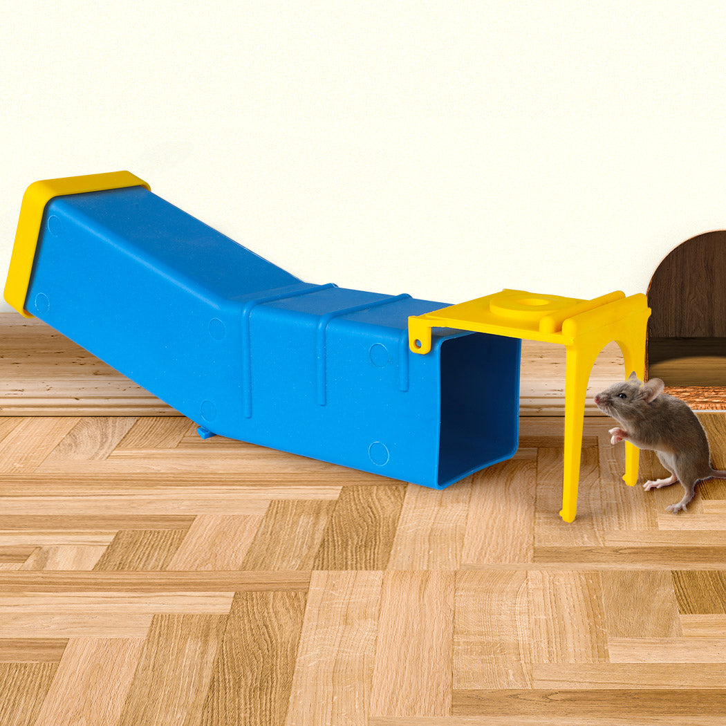 Lambu 2x L Mouse Rat Trap Cage Catch Blue Large-2018816614740398086