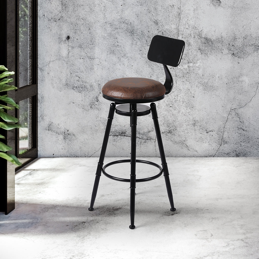 Levede 1x Industrial Bar Stools Kitchen-1954802949242884102
