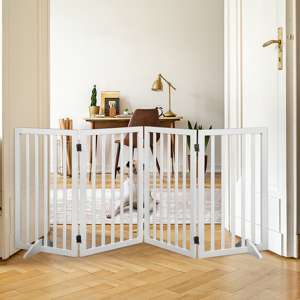 PaWz Wooden Pet Gate Dog Fence Safety White 800x 3MM-2018816807758073862