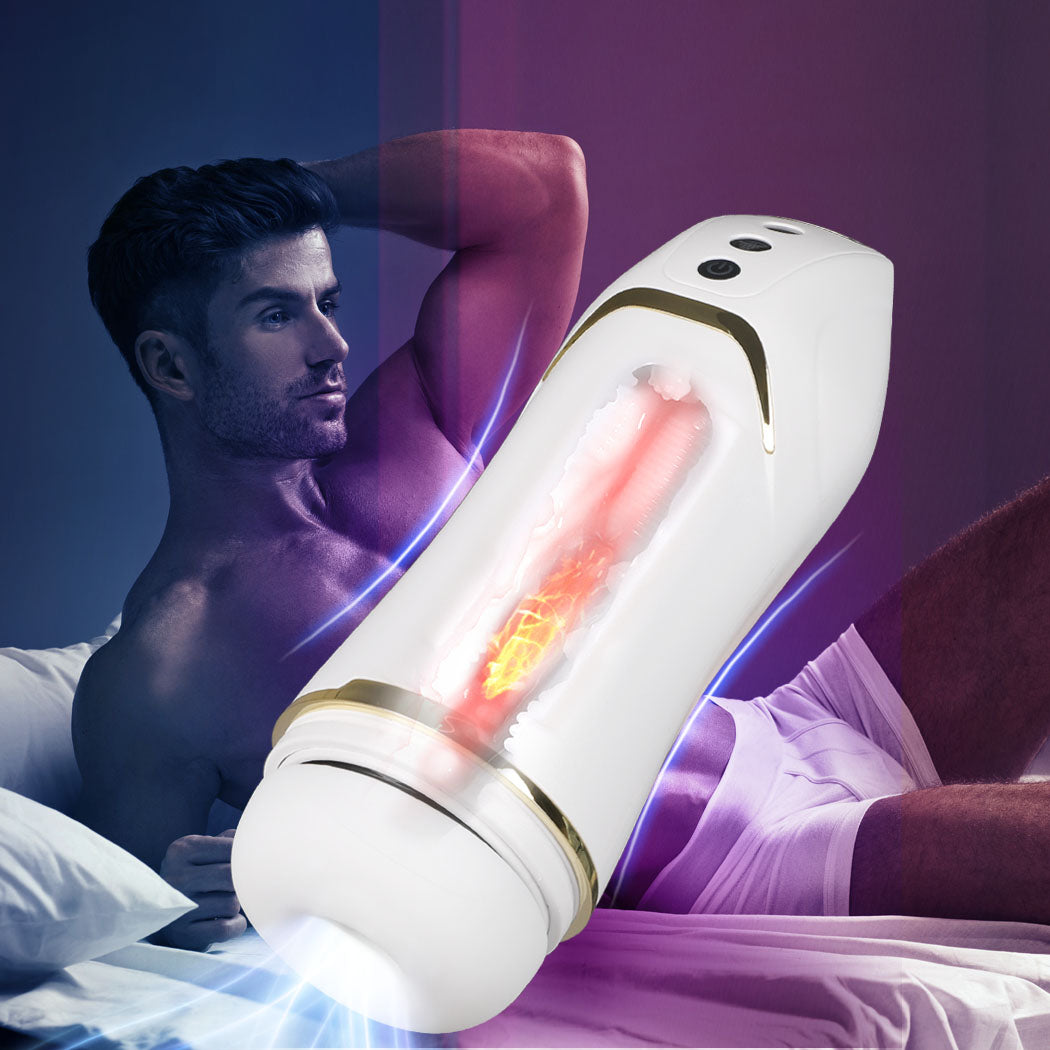 Urway Masturbator Vibrator Masturbation White-2006733049332633606