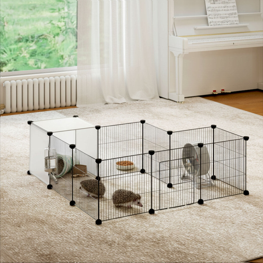 Pawz 14 Panels Hamster Playpen Puppy Small Pets Fence-2011971115852894214