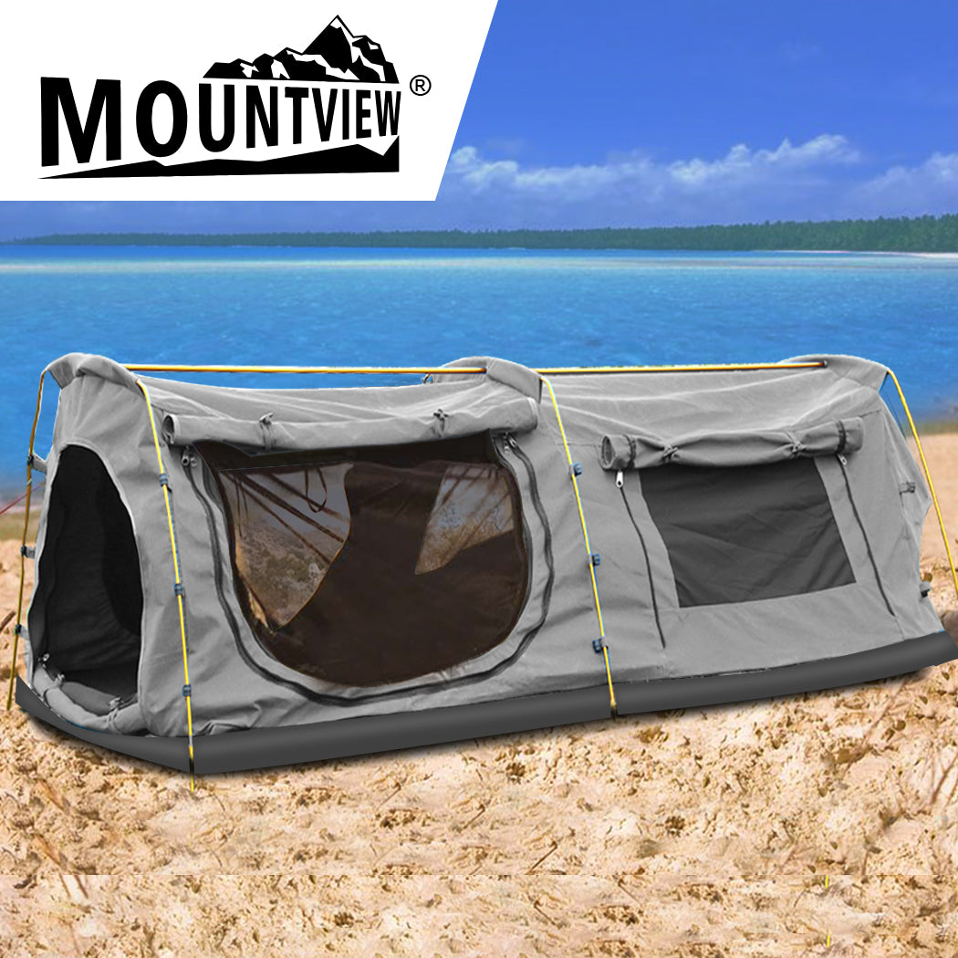 Mountview King Single Swag Camping Swags Grey-2018816907796418566
