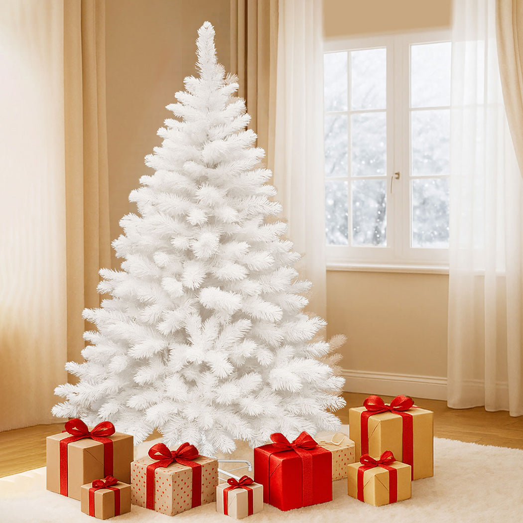 Santaco 1.8M 670 Tips White Christmas Tree-2006732744293486598