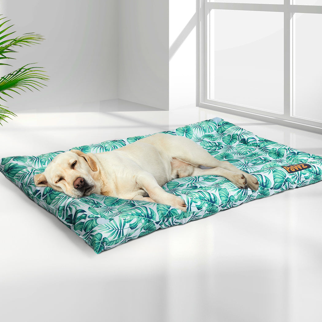PaWz Pet Cool Gel Mat Cat Bed Dog Bolster M Medium-2018816701323415558