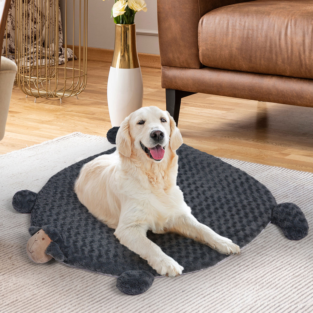 PaWz Pet Bed Cat Calming Beds Dog Squeaky L Charcoal Large-2018816684881743878