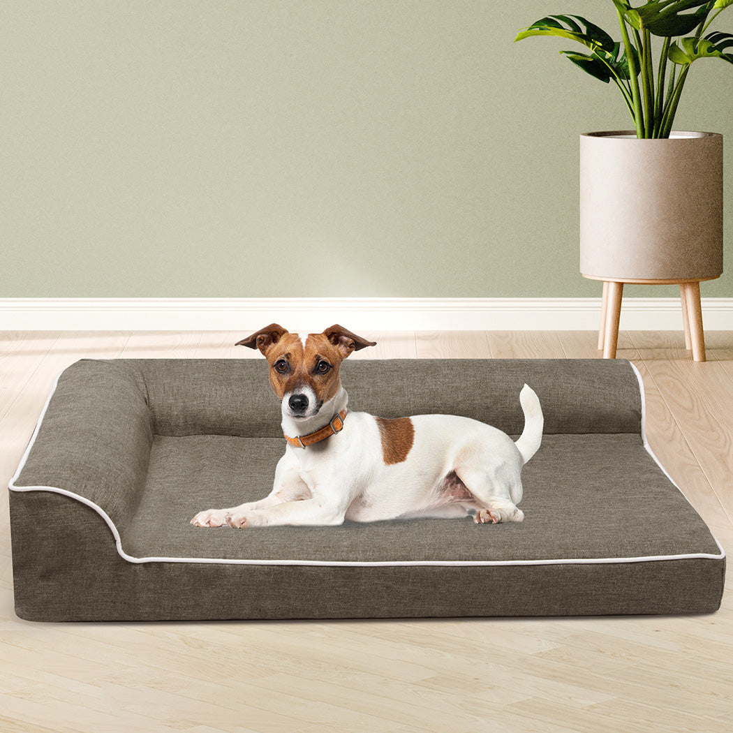 Pawz Orthopedic Dog Bed L Coffee-1954802425688887302