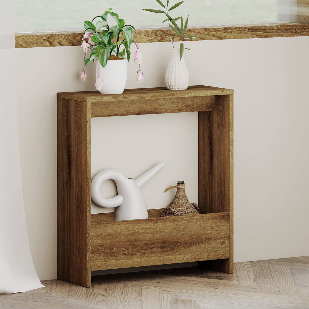 Levede Side Table with Magazine Rack Small End Table-2006732787486429190