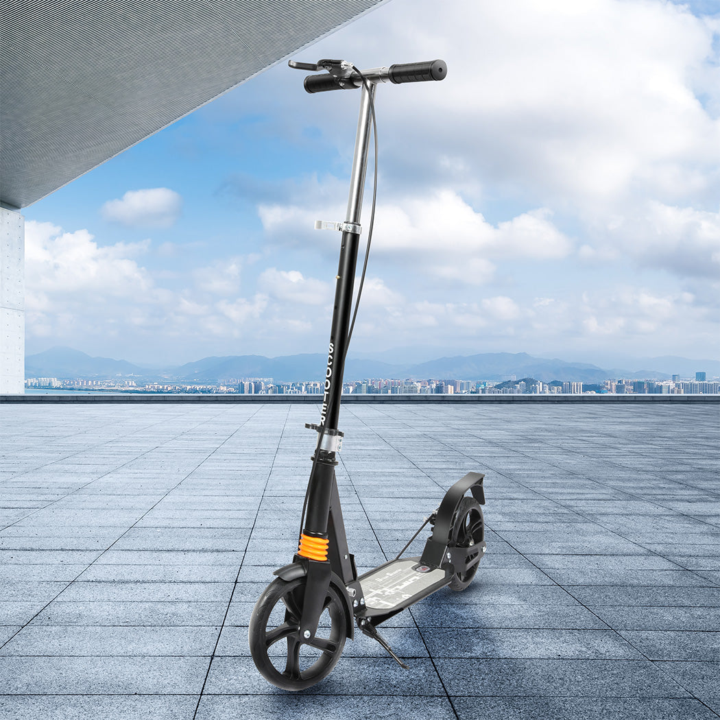 MONVELO Adult Commuter Foldable Scooter Black-1954802392247701511