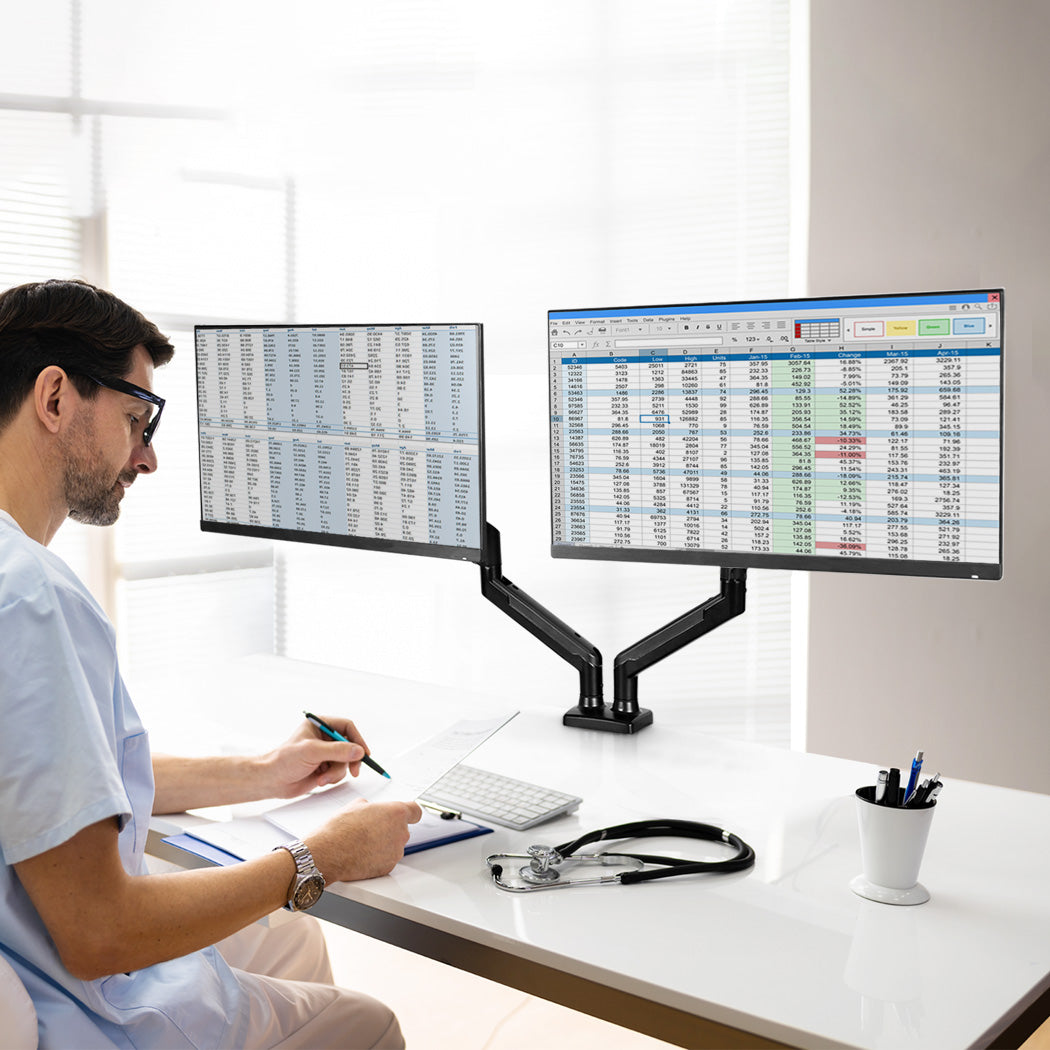 Traderight Monitor Stand Dual Arm for 13"-32"-2018816795984662534