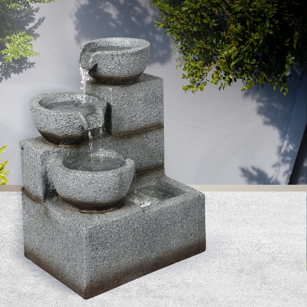 Lambu Electric Fountain Water Bird Bath-2018816914322755590