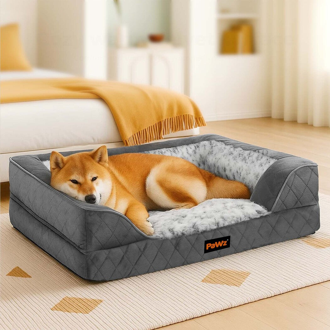 Pawz Orthopedic Memory Foam Pet Bed Dog Washable Mat-1960920180351700998