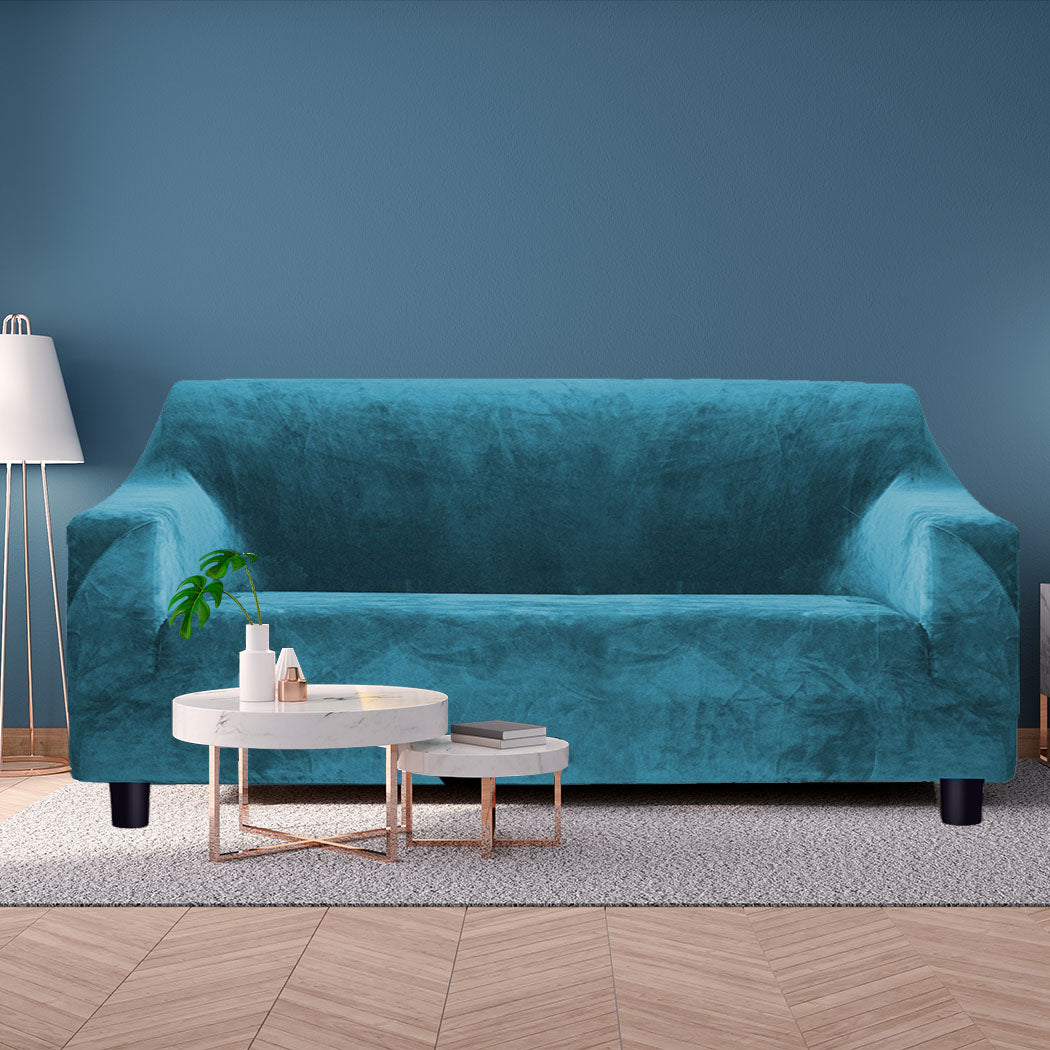 Marlow Sofa Covers 3 Seater High Stretch Green Agate Green-2006732951005564934