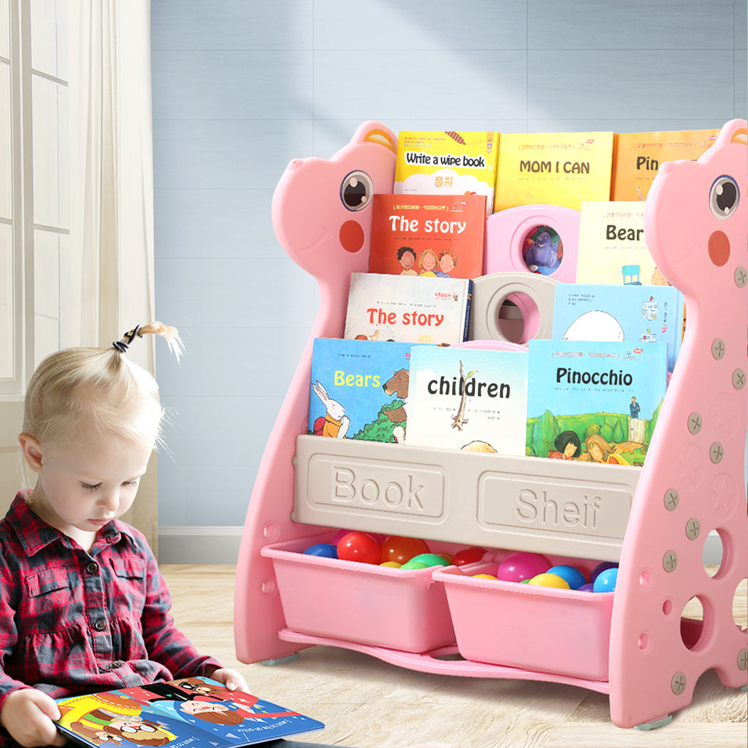 BoPeep Kids Bookshelf Bookcase Magazine Pink-2018816767715053576