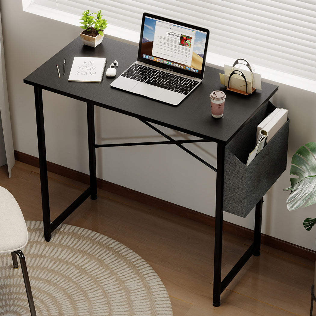 Levede Computer Desk Study Table with Storage Bag Home-2018816691974311943