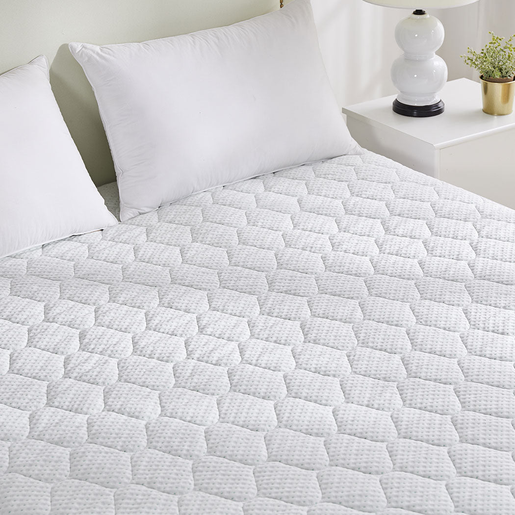 Dreamz Mattress Protector Topper Bamboo Queen-2006733086171205639