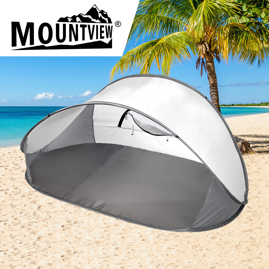 Mountview Pop Up Tent Camping Beach Grey-2006732914938744839
