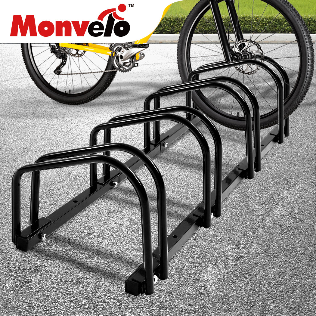 4 Bikes Stand Bicycle Bike Rack Floor-2006733016713531398