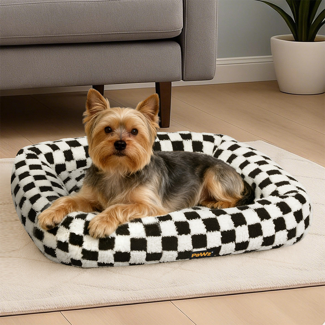 Pawz Dog Bed Calming Pet Plush Bed Soft Washable Bed-2011971122144350215