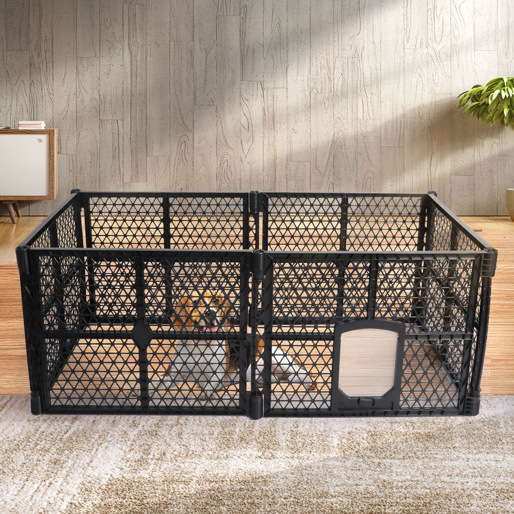 PaWz Pet Playpen Folding Dog Plastic M Medium-1954802538251423751