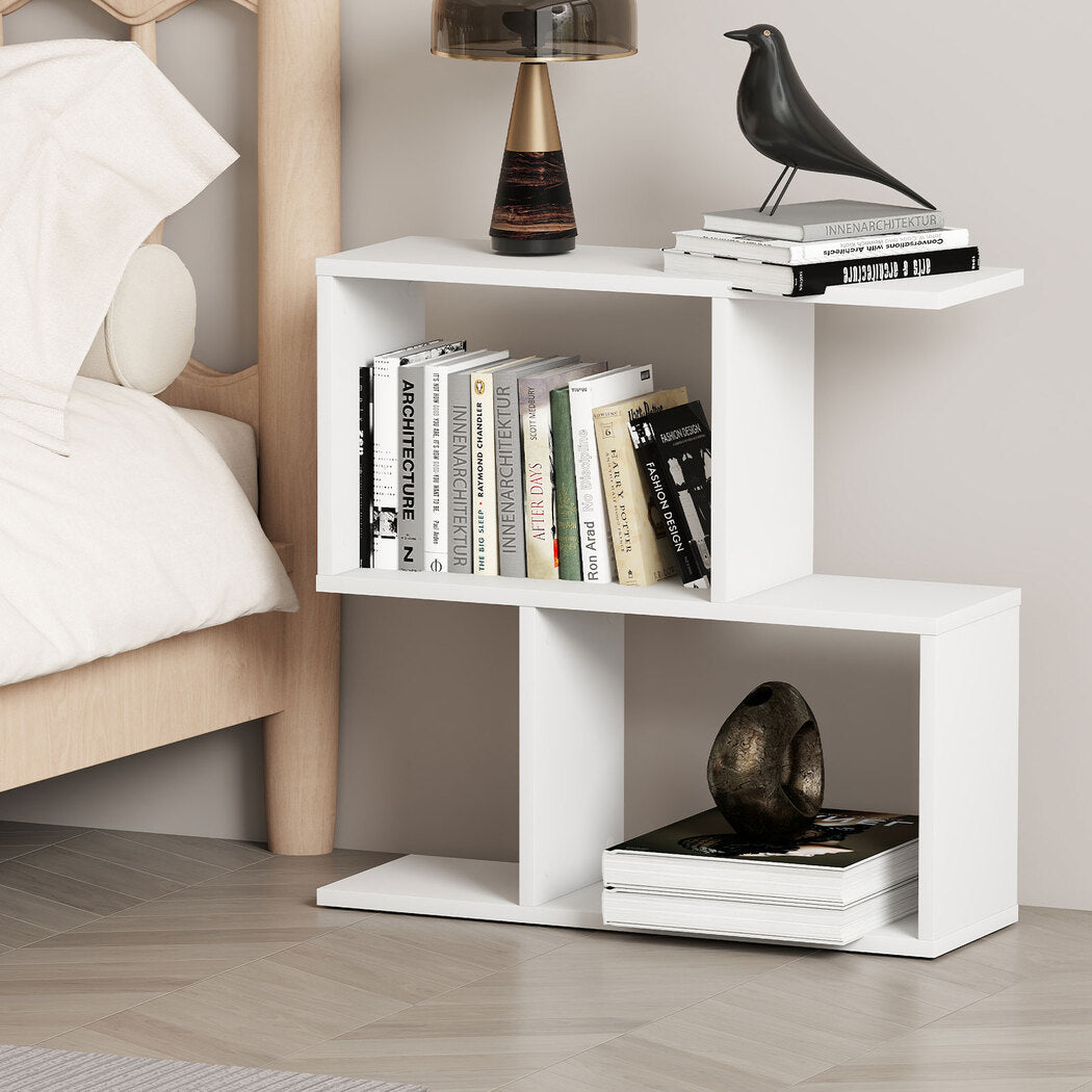 Levede Slim 2 Tier Narrow Side Table Bedside Nightstand-2006732787310268423