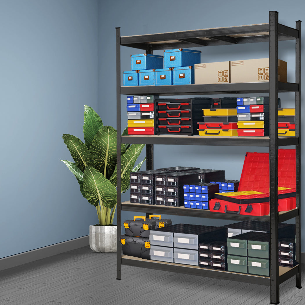 Traderight Warehouse Shelving Shelves Black-2006733187333623815