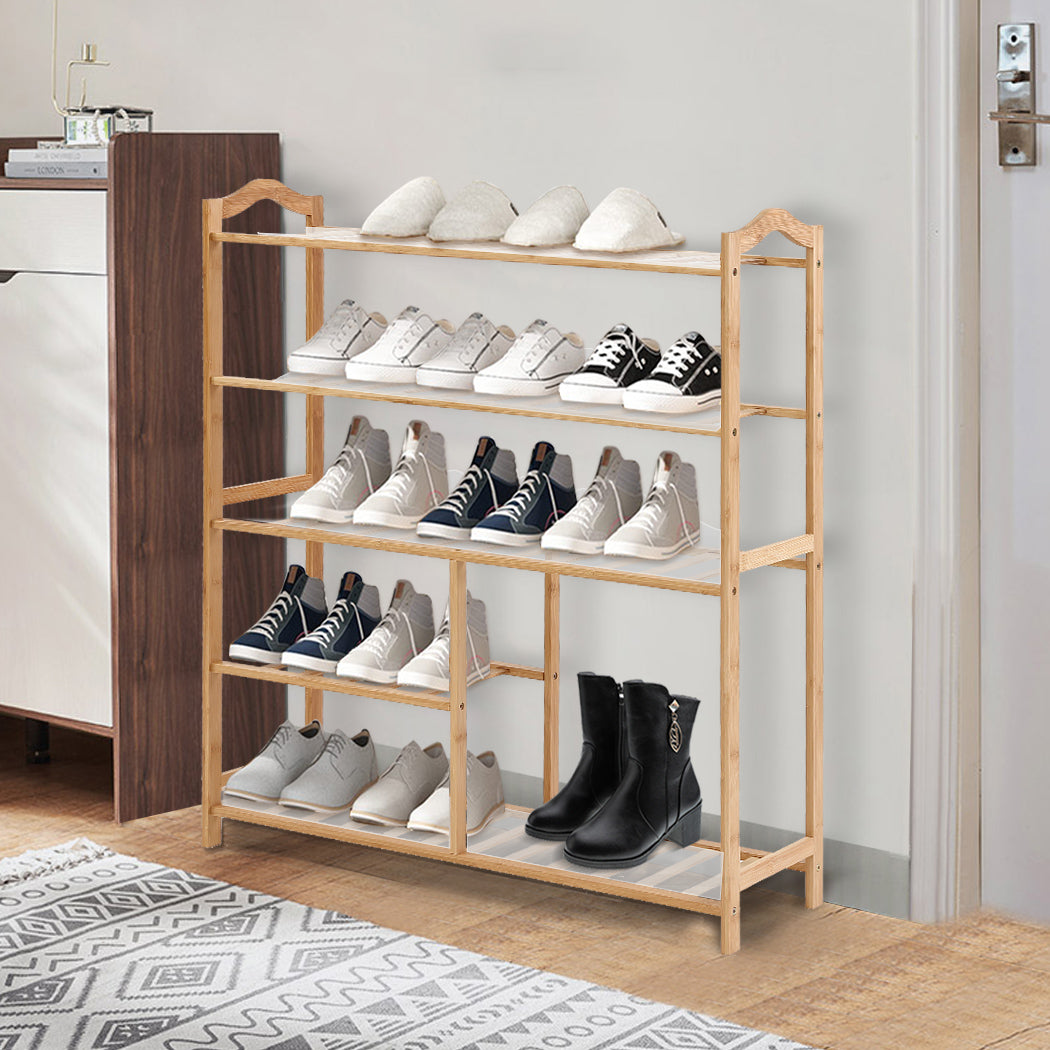 Levede Bamboo Shoe Rack Storage Wooden-2018816700014792710