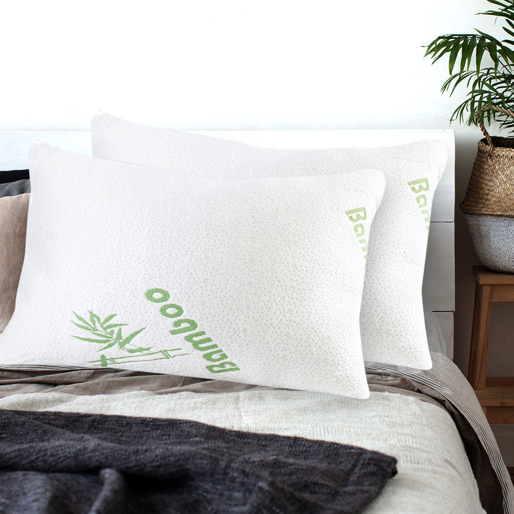 DreamZ 2x Memory Foam Pillow Bamboo-2006733149660385287