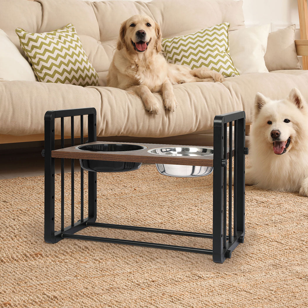 PaWz Adjustable Height Pet Feeder Elevated L Large-2018816752359706631