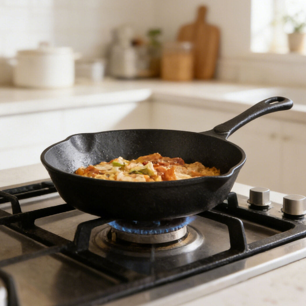 Toque Non Stick Frying Pan Cast Iron Steak Skillet 20cm-2011971113483112455