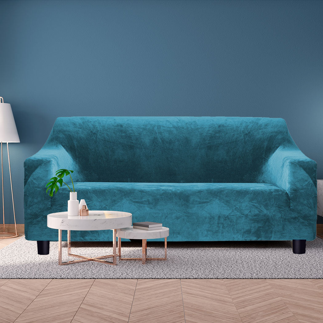 Marlow Sofa Covers 3 Seater High Stretch Green Agate Green-2006732951005564935
