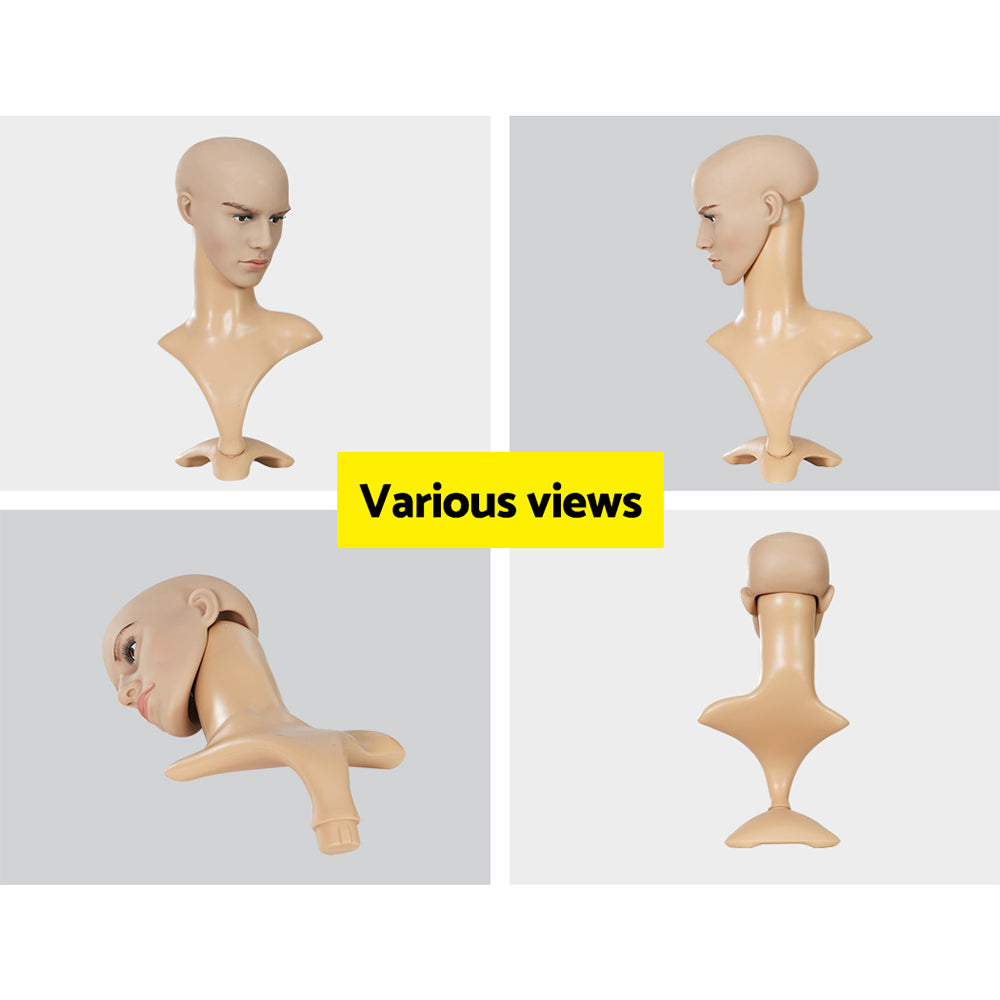 Professional Display Mannequin Head for Wigs, Hats, and Accessories - Embellir Model